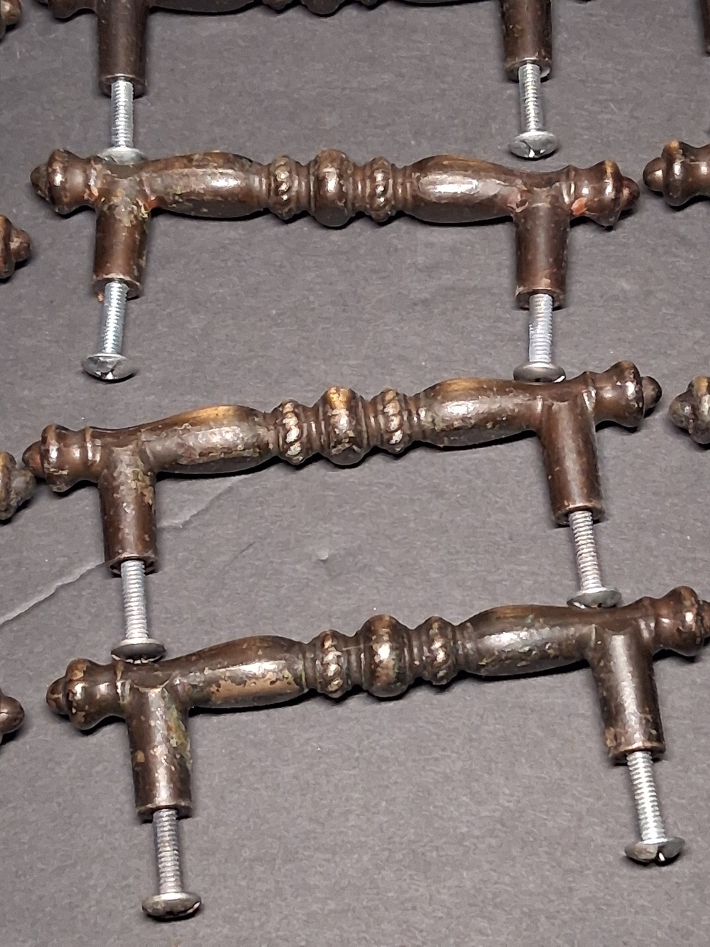 Vintage Amerock Carriage House 176-1 Handle Cabinet Pulls, Handles Lot Of 35 - Picture 11 of 15